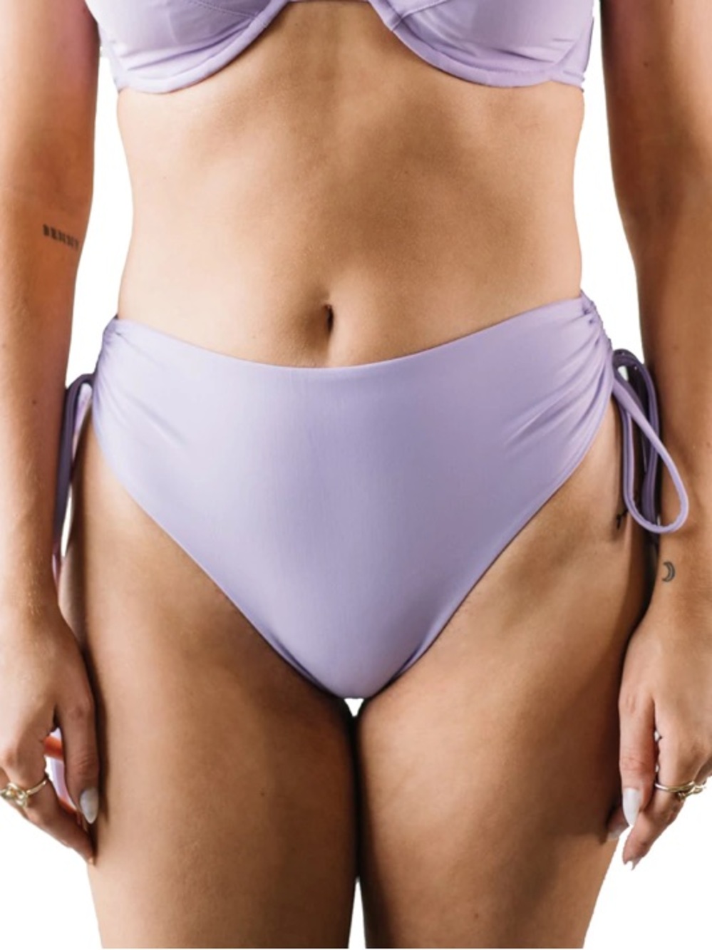 Shop Moonstone "Bailey" Bikini Swim Bottoms Lilac Purple Medium